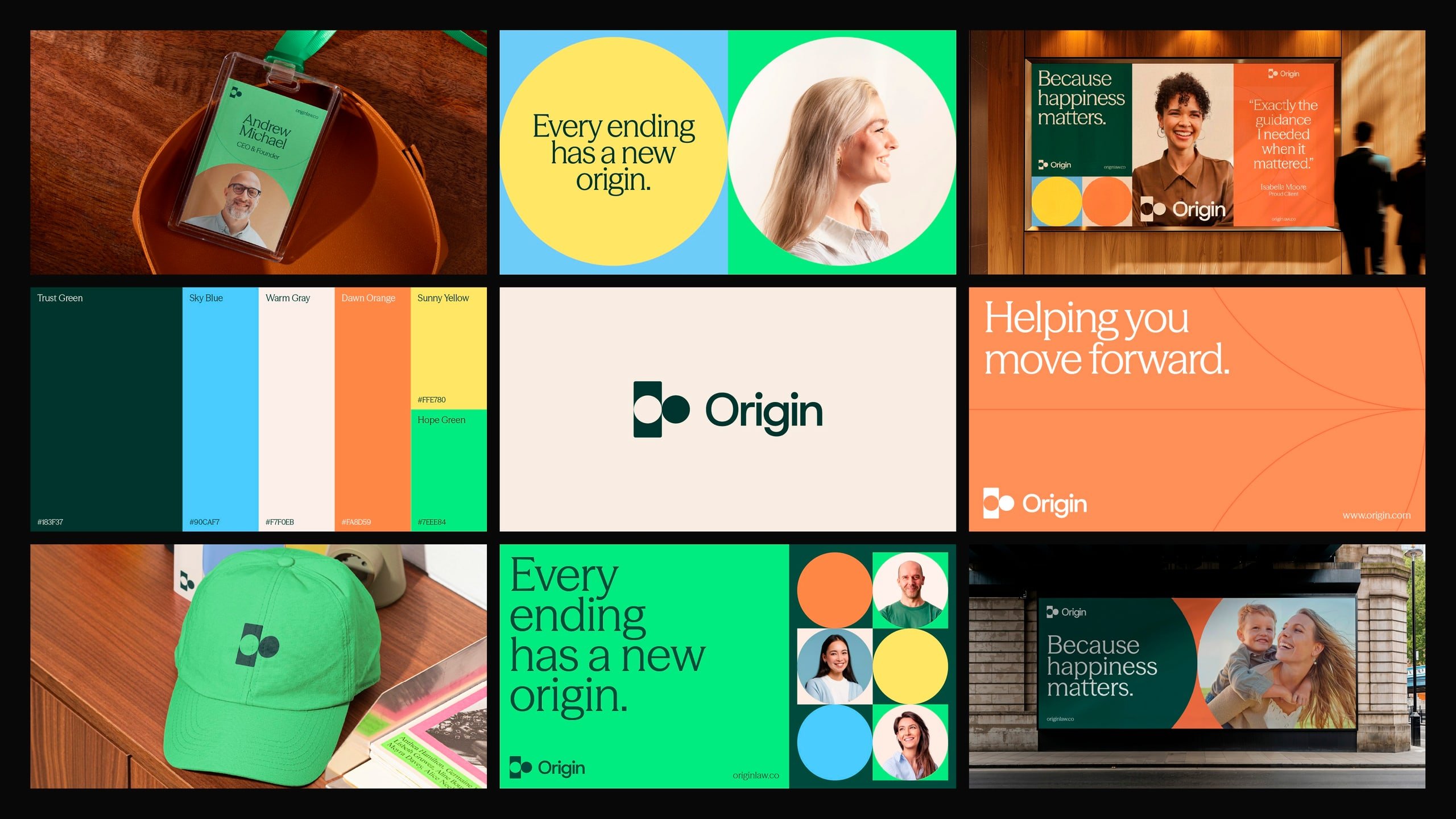 Origin brand identity overview